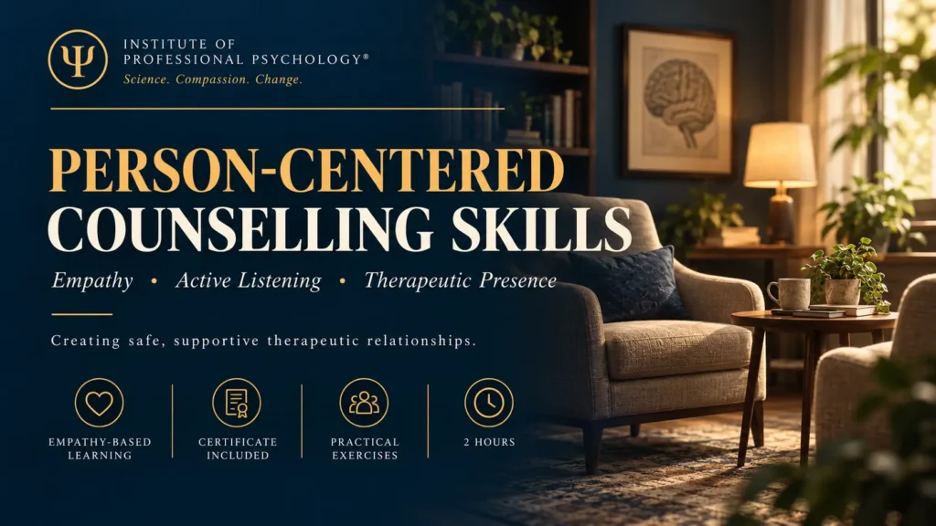 Person-Centered Counselling Skills | Certification® 2026